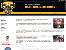 Tablet Screenshot of hamiltonjrbulldogs.com